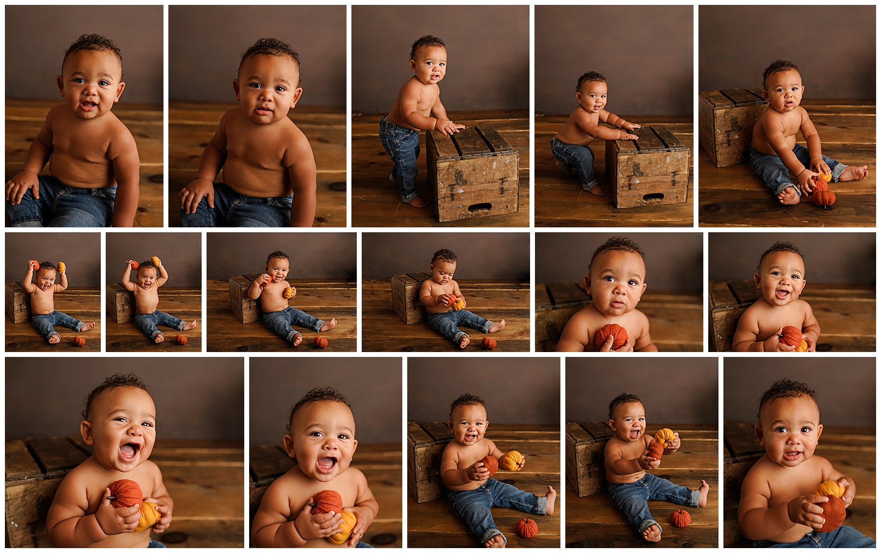 Fall Birthday Boy - Buffalo Portrait Studio