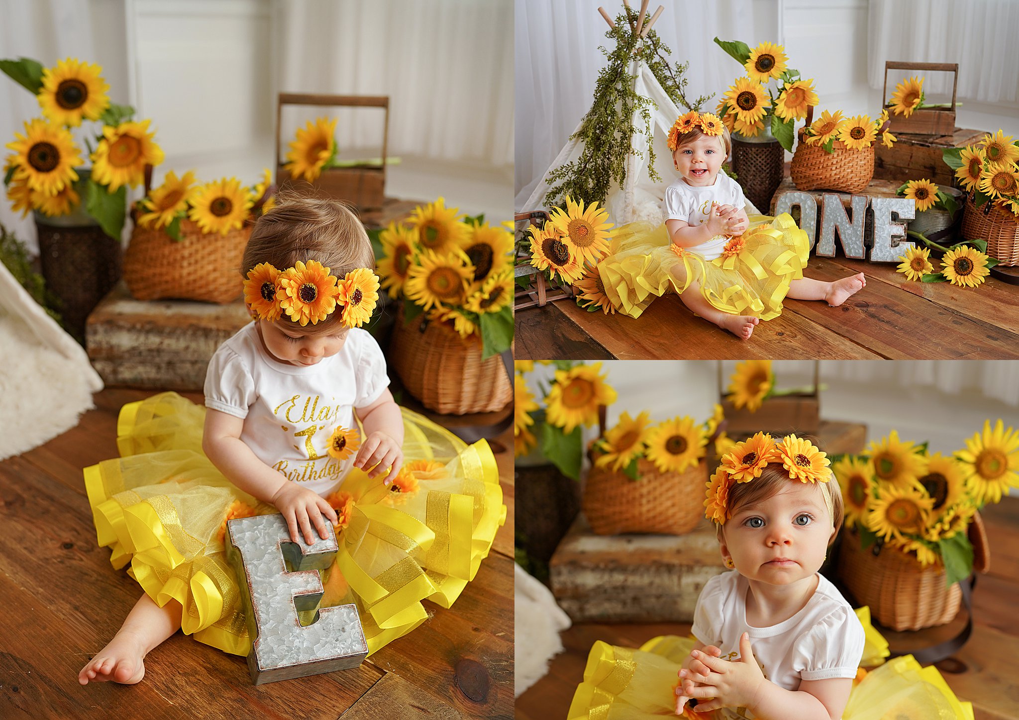 baby birthday photoshoot, first birthday portrait session, Buffalo cake smash photography
