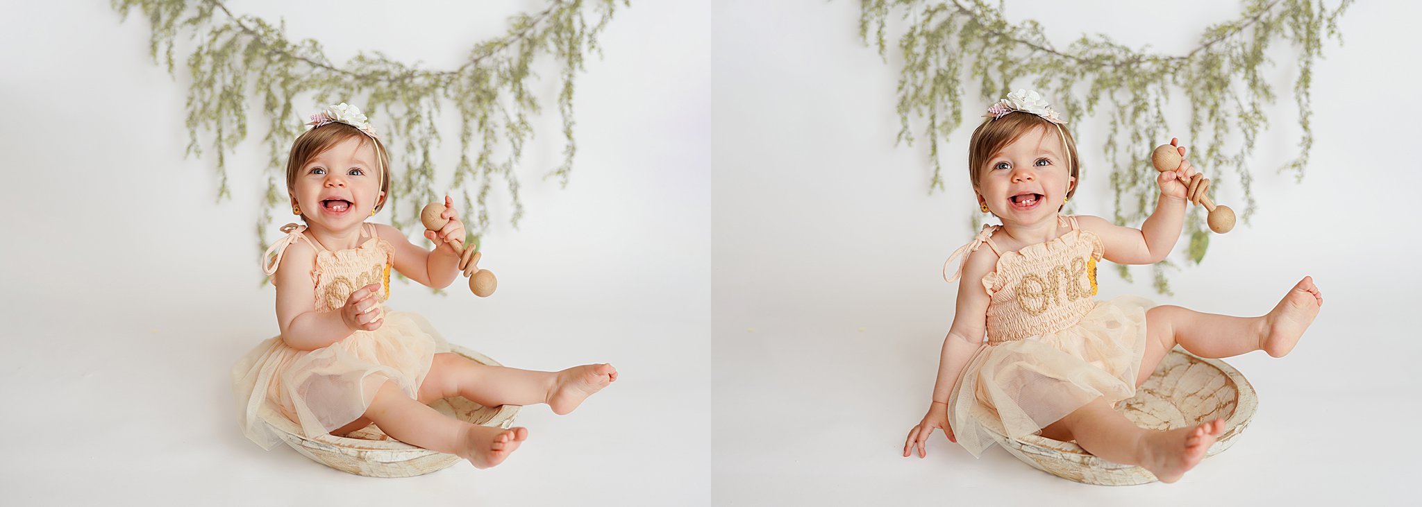 baby birthday photoshoot, first birthday portrait session, Buffalo cake smash photography