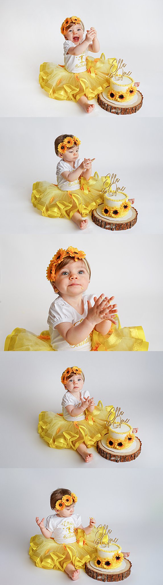 baby birthday photoshoot, first birthday portrait session, Buffalo cake smash photography